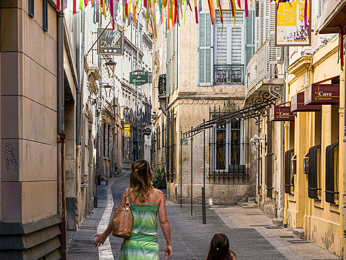 Street, Avignon, Frankreich
